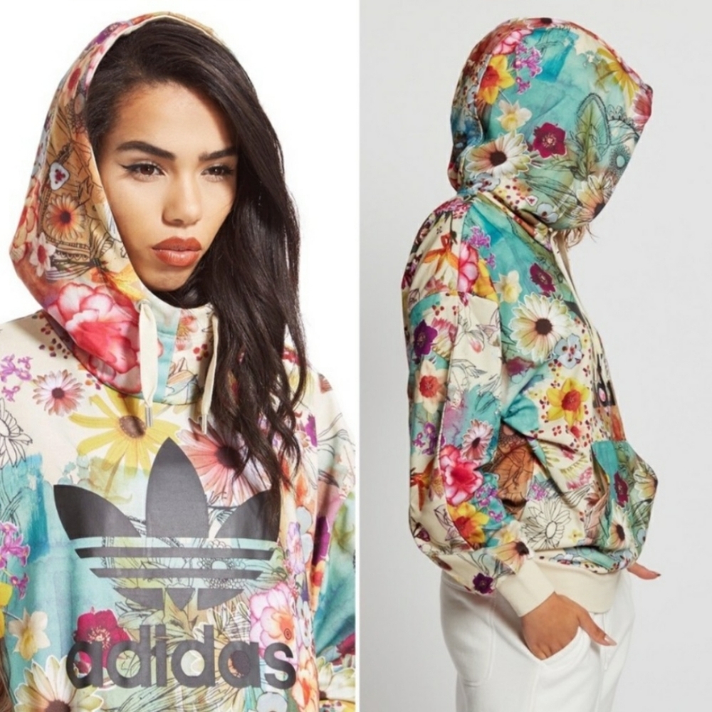 Adidas × Farm Rio Brazil Confete Hoodie S EUC